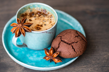 Coffee and good morning concept