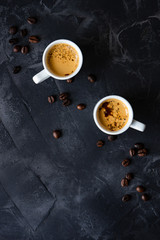 Coffee and good morning concept