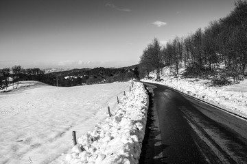 Rossiglione, Appennino Ligure, Panorami innevati