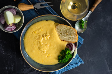 French onion cream soup