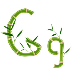 Bamboo letter G