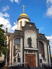 Church dedicated to the holy icon of Our Lady of Kazan. Moscow, Russia