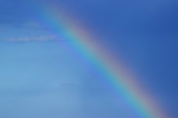 rainbow on the sky