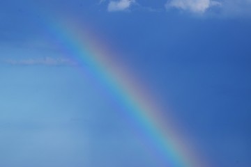 rainbow on the sky