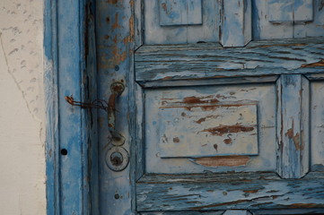 Alte Holztür auf Teneriffa