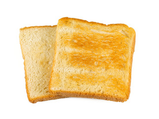 toast isolated on white