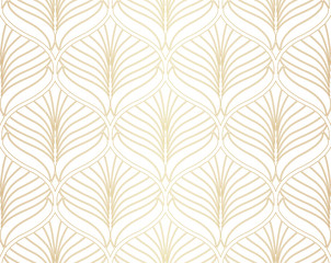 Seamless Art Deco Pattern. Vintage minimalistic background. Abstract Luxury Illustration.