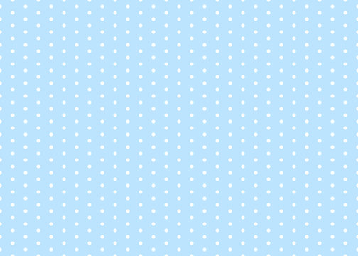 Baby background. Polka dot pattern. Vector illustration with small circles. Dotted background.