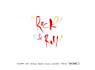 음악회 포스터 / 손으로 그린 음악 일러스트