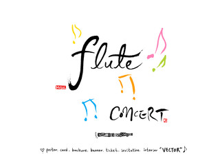 음악회 포스터 / 손으로 그린 음악 일러스트