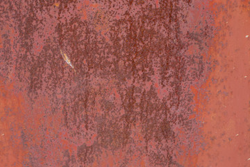 Surface of old rusty iron sheet
