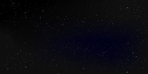 Space Stars Background. Vector Illustration of The Night Sky.
