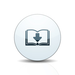 Book Download button illustration