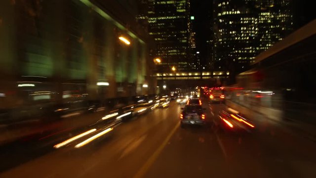 Highway Timelapse- Toronto's Gardiner Expressway at Night