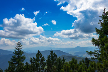 A background of semi-angry clouds