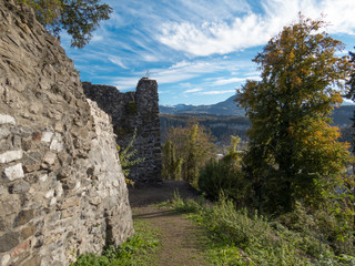 Burg Tosters, Feldkirch - obrazy, fototapety, plakaty