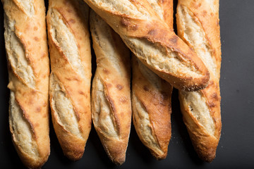 Full Frame Shot Of Baguettes close up