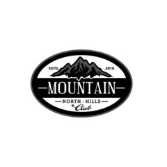 Mountain Vintage Logo Template