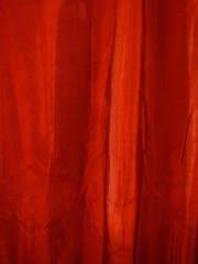 Red curtain