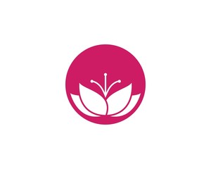 Lotus flowers logo Template