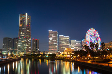 横浜　みなとみらい　夜景