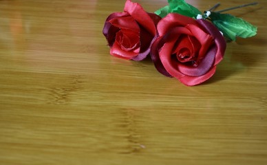 Photo of bouquet for greeting Valentine day