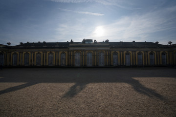 Schloss Sans Souci von hinten