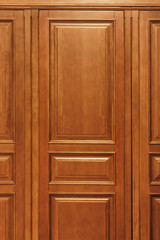 Wooden panel. Part of a wooden door or wall