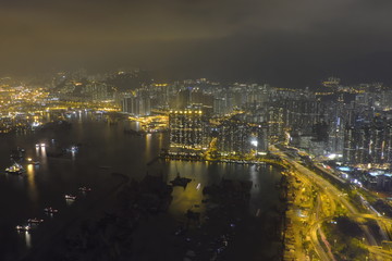 Obraz premium 香港九龍の夜景