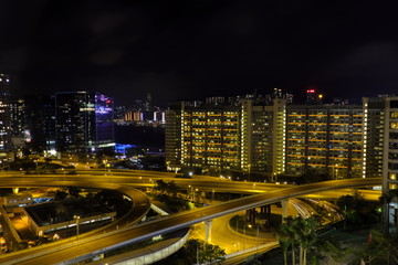 Fototapeta na wymiar 香港ホンハム夜景
