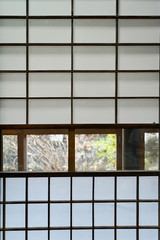 Japanese shoji door