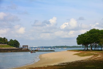 Changi Beach in Singapore