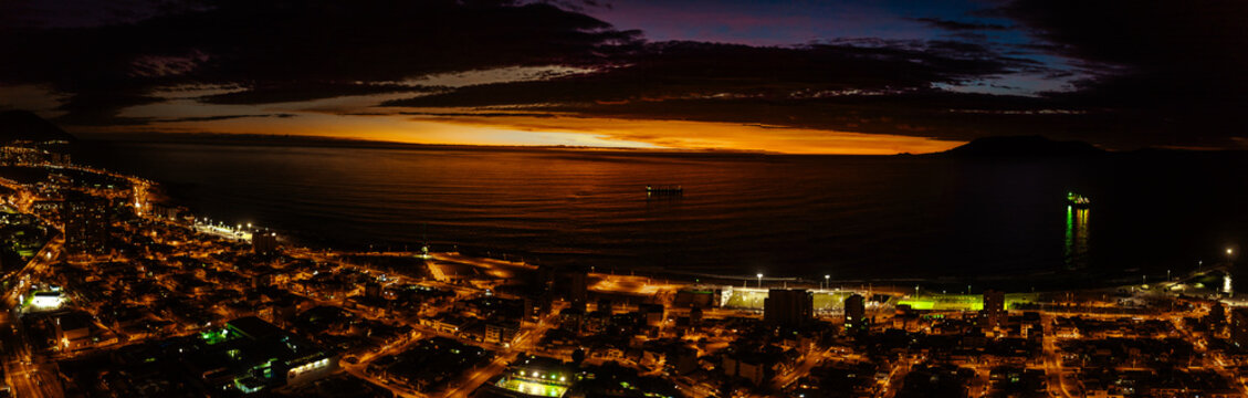 Atardecer naranja