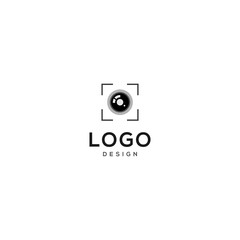 Vector logo design, lens icons and photography