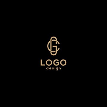 Vector Logo Design,initials C G