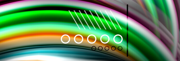 Color flow poster. Wave Liquid shape color background. Art design for your design