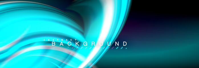 Blurred fluid colors background, abstract waves lines, mixing colours with light effects on light backdrop. Vector artistic illustration for presentation, app wallpaper, banner or posters