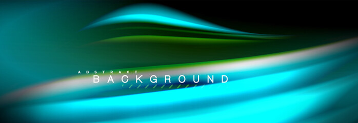 Blurred fluid colors background, abstract waves lines, mixing colours with light effects on light backdrop. Vector artistic illustration for presentation, app wallpaper, banner or posters