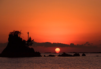 だるま夕日