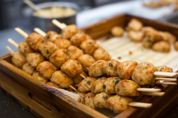Korean local food, fish cake. eomuk. oden