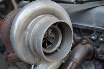 Car's engine detail