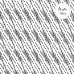 linear vector pattern, repeating pattern with braids. Endless stylish texture. Ripple background graphic clean design for fabric, event, wallpaper etc. pattern is on swatches panel