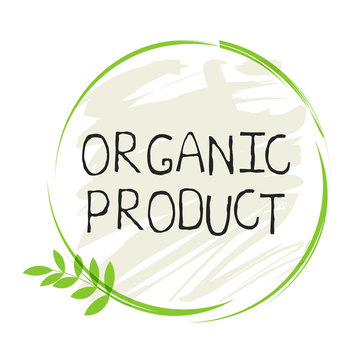 Organic product label and high quality product badges. Bio Pure healthy Eco food organic, bio and natural product icon. Emblems for cafe, packaging etc. Vector