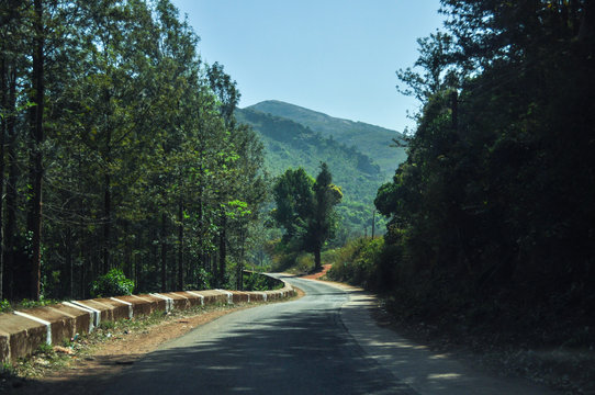 road through mountain