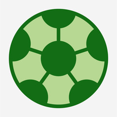 Flat ball pixel perfect vector icon