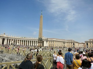バチカン市国　サン・ピエトロ広場　vatican san pietro