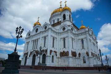 Russia, Moscow, June 1, 2018 - Cathedral of Christ the Saviour in Moscow, Russia, the largest orthodox church ever built