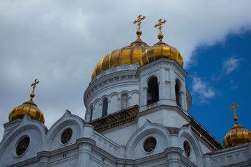 Russia, Moscow, June 1, 2018 - Cathedral of Christ the Saviour in Moscow, Russia, the largest orthodox church ever built