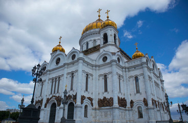 Russia, Moscow, June 1, 2018 - Cathedral of Christ the Saviour in Moscow, Russia, the largest orthodox church ever built