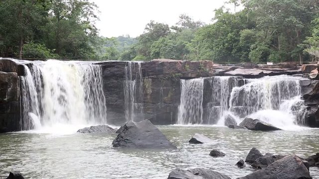 Tat Ton Waterfall at Tat Ton National Park in Chaiyaphum, Thailand
